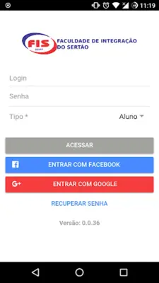 Faculdade de Integração do Ser android App screenshot 0